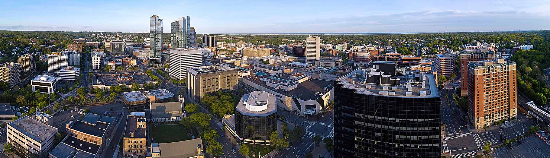 White Plains from the sky